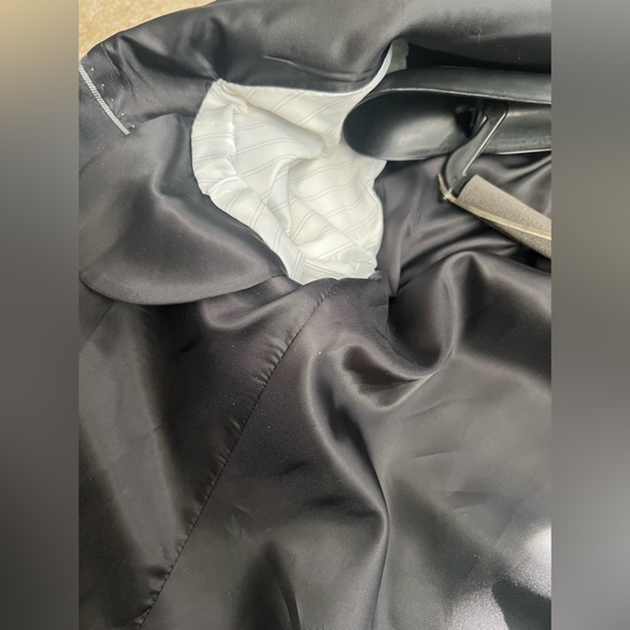 NWT Adam Baker Black Tuxedo 40R 2 Button Formal Jacket Slim Fit - Picture 4 of 9